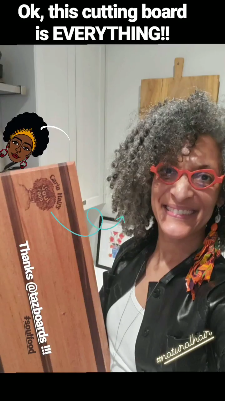 Carla Hall's Cutting Board Review of TAZ Boards