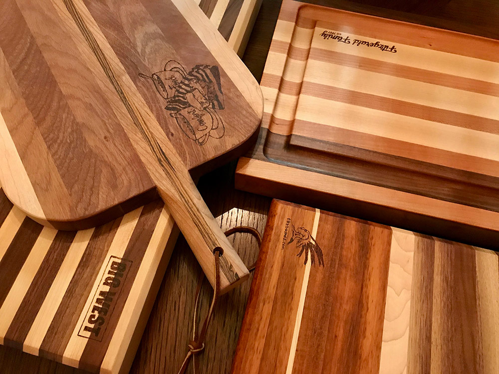 Custom Cutting Boards by Tazboards