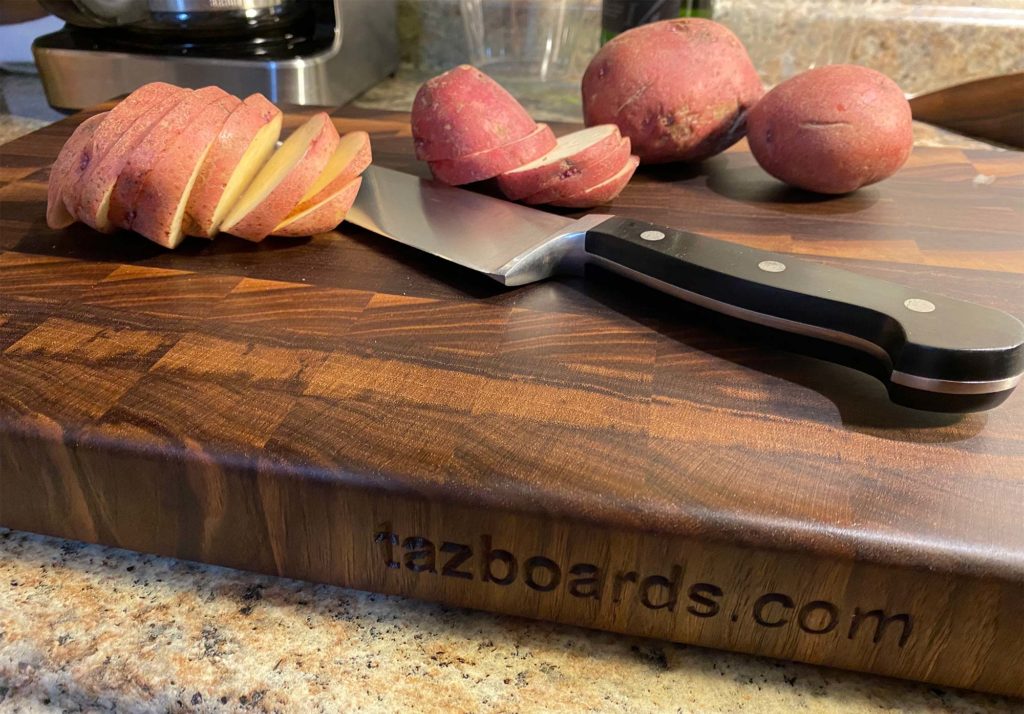 Tazboards walnut cutting board